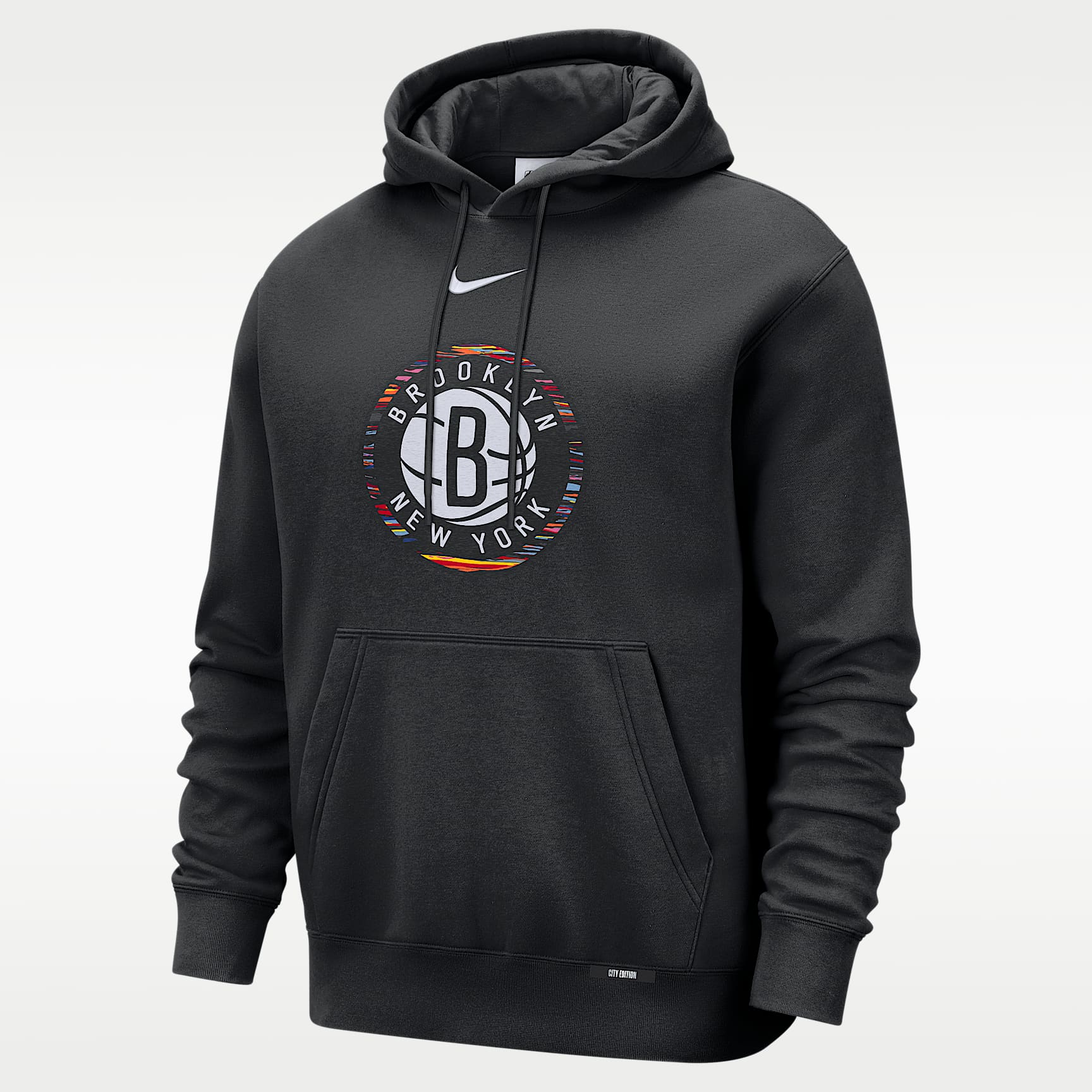 Brooklyn Nets City Edition Men's Nike Club Hoodie. Nike.com